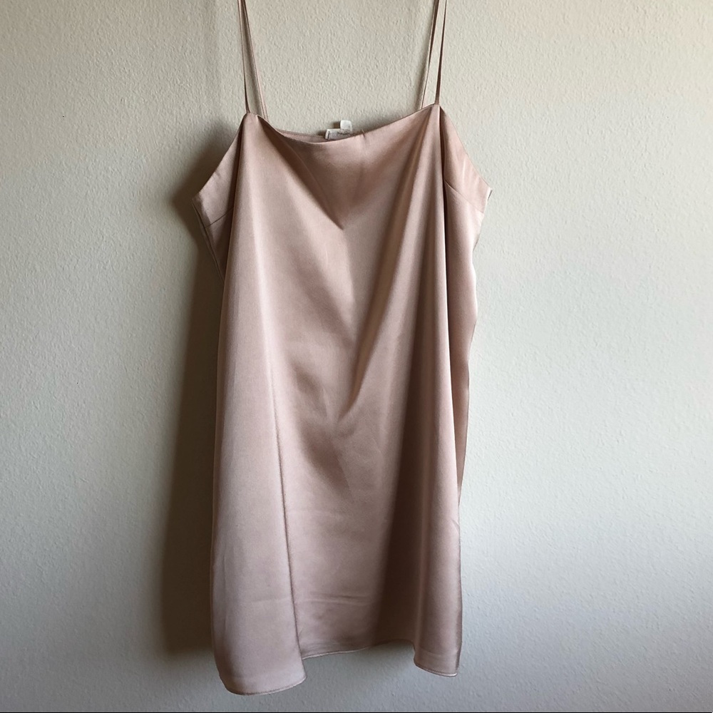 Cotton Candy LA - Champagne colored slip dress